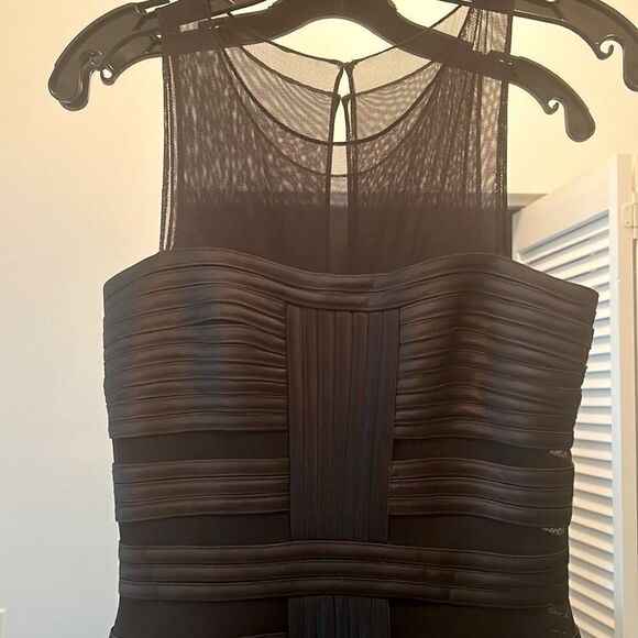Cache black mesh bandage dress vintage Y2K sleeveless mini cocktail dress XS - Picture 3 of 5